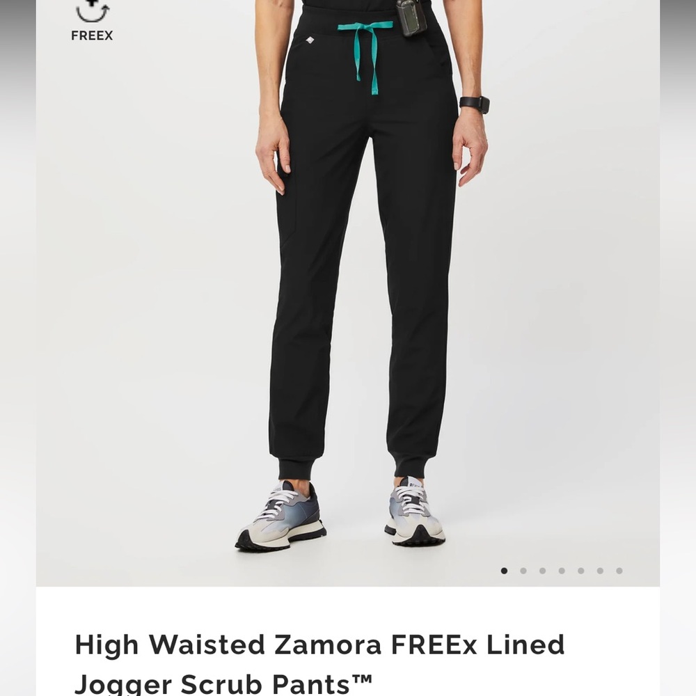 Figs high waisted FreeX Zamora jogger black
